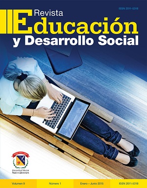Revista Educación y Desarrollo Social 2015-1